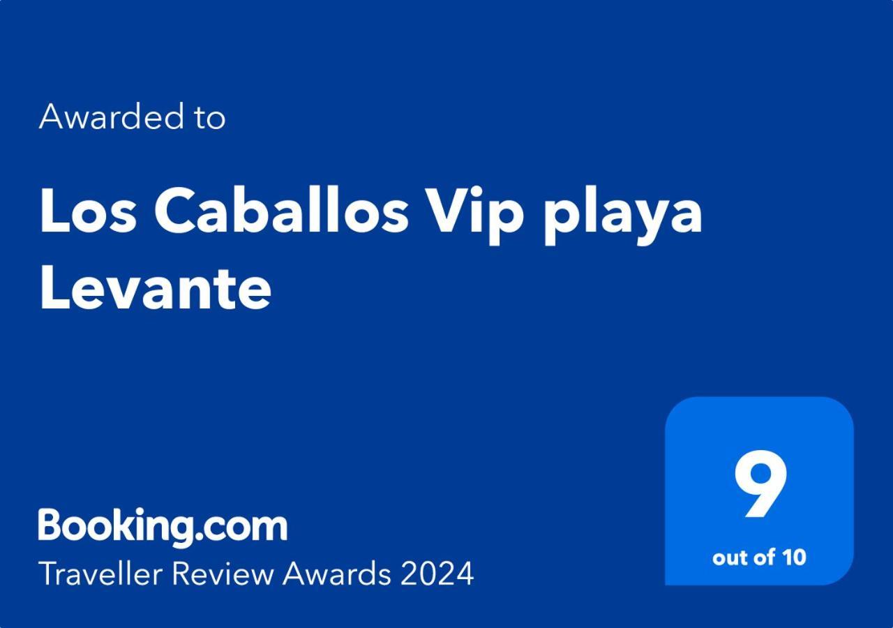 Los Caballos Vip Playa Levante Benidorm Eksteriør bilde